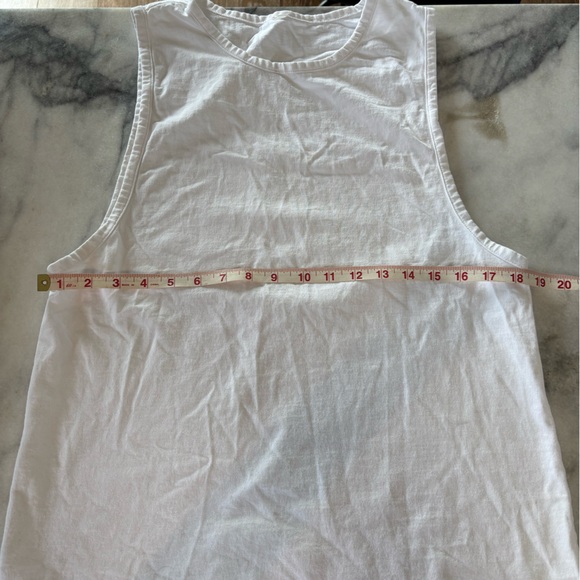 ALO Yoga Men's White Muscle Tank Top Sz M - Picture 7 of 8